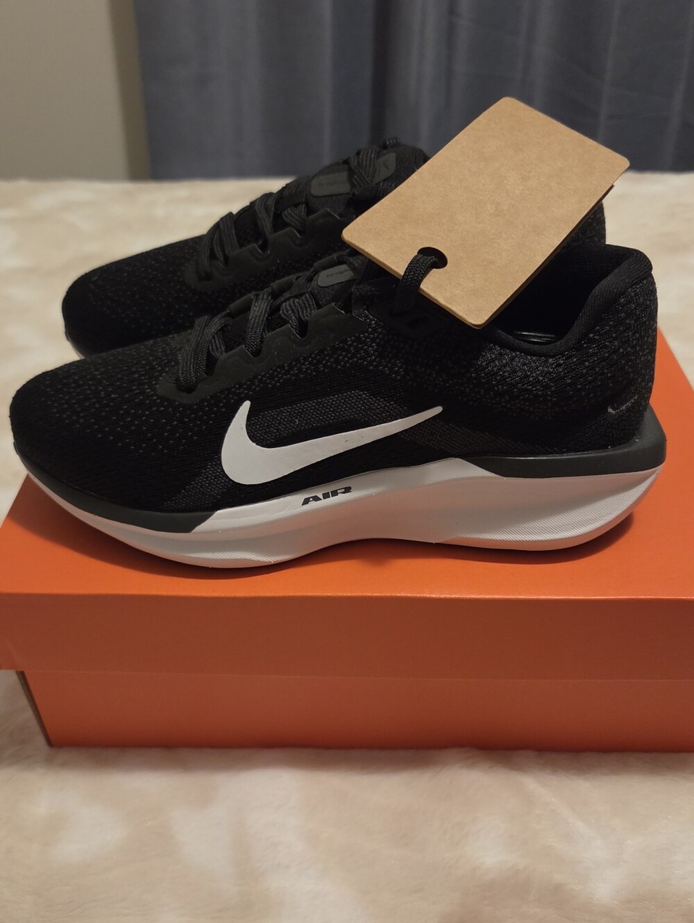 Nike Black and White Women's Air Running Sneakers